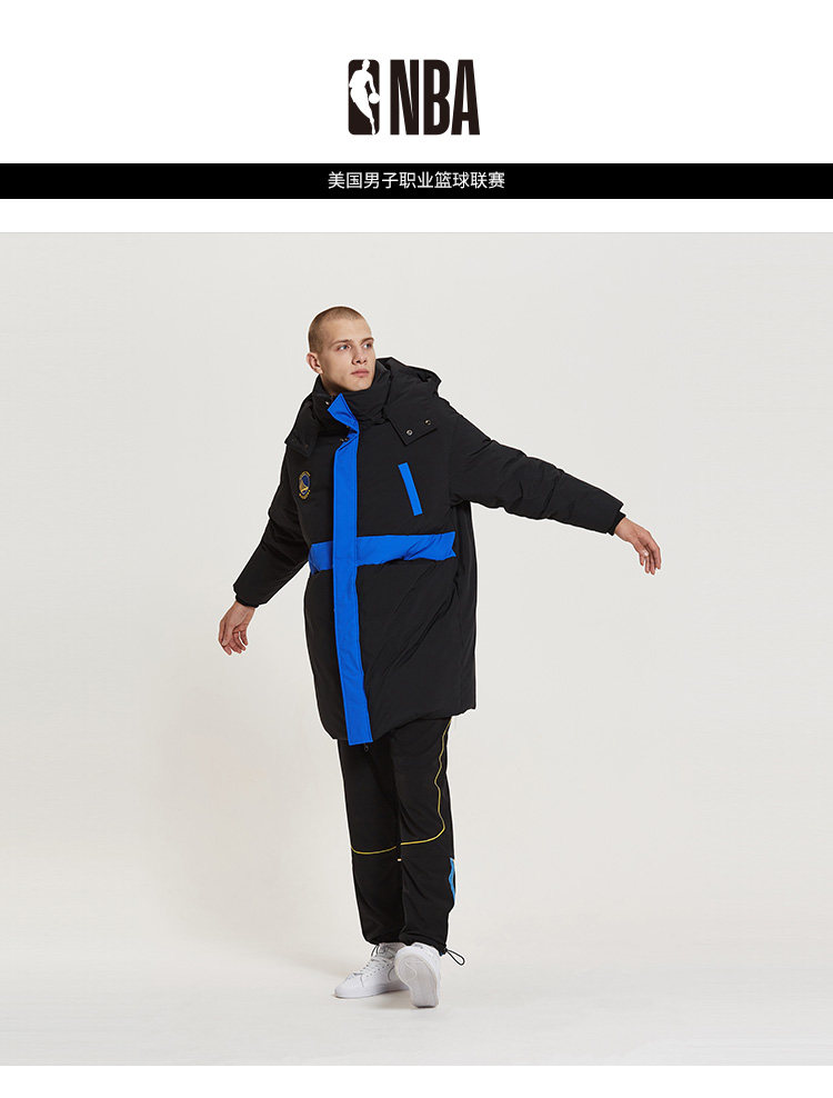 NBA 十字撞色 男式长款羽绒服 双重优惠折后¥469包邮 4色可选 NBA 十字撞色 男式长款羽绒服 双重优惠折后¥469包邮 4色可选