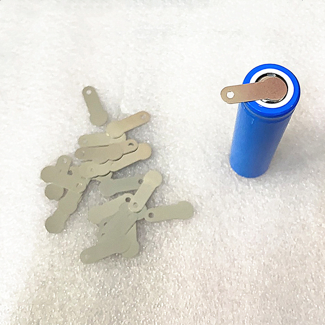 2 sections 18650 power lithium battery nickel sheet nickel plated steel sheet spot welding nickel sheet T Type 0 2*25 * T shaped nickel sheet