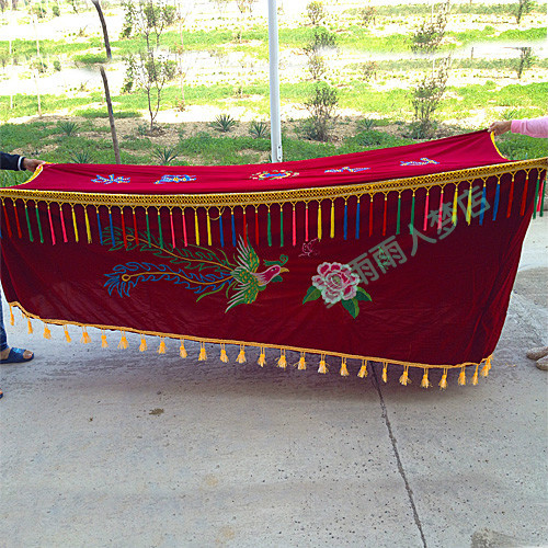 Computer-Embroidered Coffin Cover, Velvet Coffin Cover, 2.5m Long Coffin Cover, Coffin Cover Liner