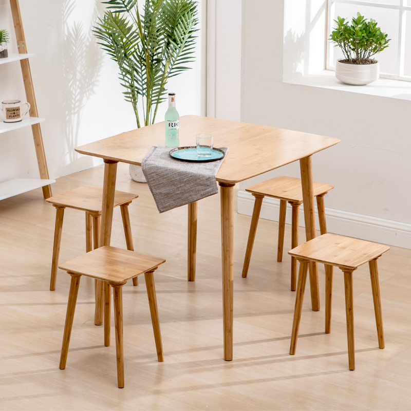 Nanzhu dining table table table and chair combination small apartment modern simple round table rectangular dining table household dining table