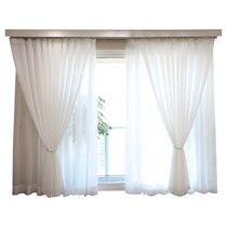 Window yarn Yarn Cord Fabric Material Finished Product Special Price Clear Cabin Euphotic White Yarn White Floating Curtain Balcony Minima Modern-day