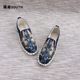 Summer ladies students retro old Beijing soft-soled shoes embroidered round toe casual slip-on ພັນ-layer shoes