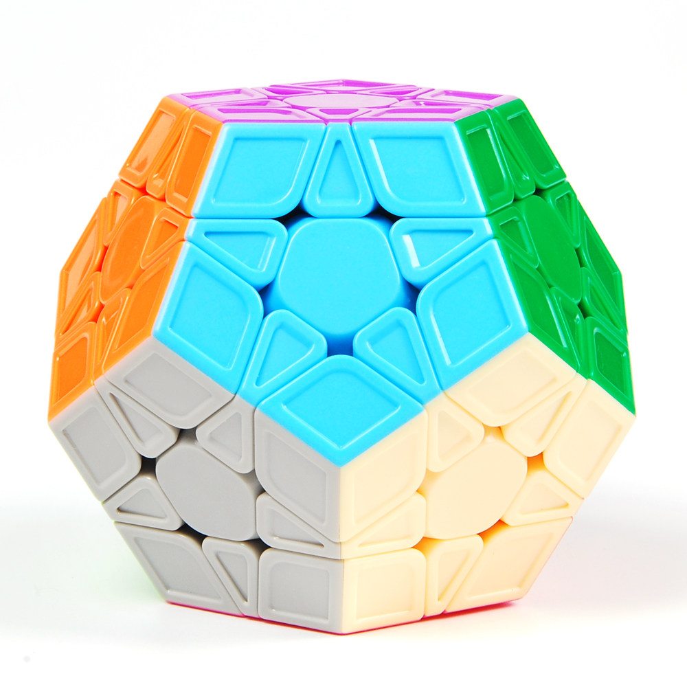 Qiyi Rubik's Cube Qiheng S Five Rubik's Cube Free Sticker Third-Order Five Rubik's Cube Dodecahedron Alien-shaped Rubik's Cube Educational Toys