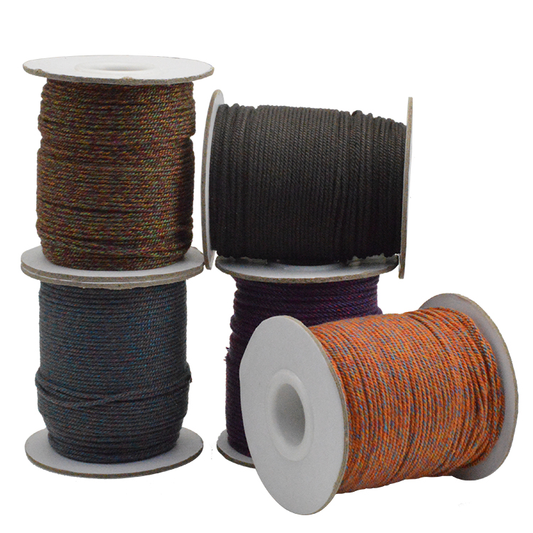 Roll No. 5 hand-rubbed cotton thread Tibetan Buddha bead cotton thread DIY Bodhi star-moon diamond beaded rope Wen play rope