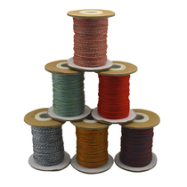 Roll No. 3 line DIY wenplay hand-rubbing cotton thread color solid color beads star moon diamond Bodhi Buddha bead rope