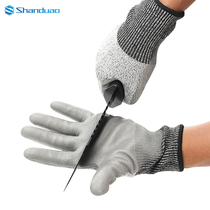 Anti-cutting gloves wear-resistant and anti-stimulus jacket anti-cutting work gloves thickening workplace breathable and anti-slip