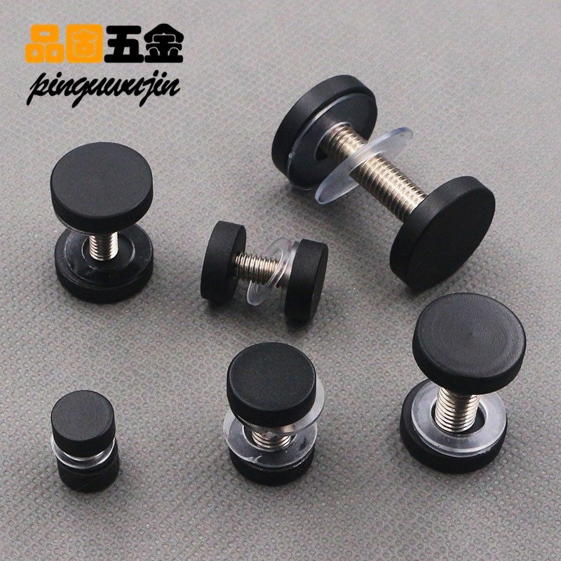 304 stainless steel matte black double head clip nails advertising nails acrylic decorative glass photo frame screws fixed mirror nails