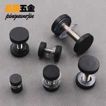 304 stainless steel matte black double-headed clip nails advertising nails acrylic decorative glass photo frame screws mirror nails