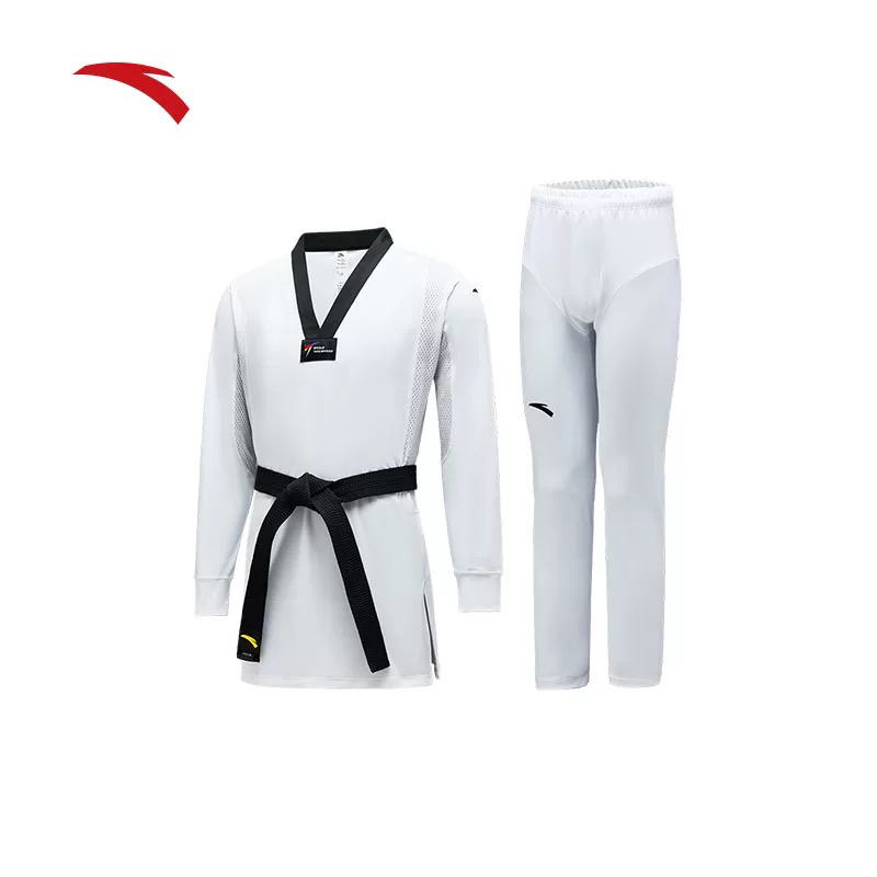 アンタテコンドーユニフォーム 45034000-1 春の新規定 伸縮性のある競技ユニフォーム トップス ズボンセット