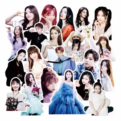 Hand account stickers Rocket Girl 101 Meng Meiqi Wu Xuanyi Yang Chao Duan Aojuan star mobile phone decoration stickers