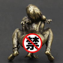 Beauty ornaments Brass sexy car interior jewelry Creative modern sex touching body art desktop decoration retro style