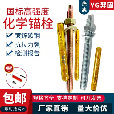 Chemical anchor bolt High strength chemical expansion screw hose M12M14M16M18M20M24M30