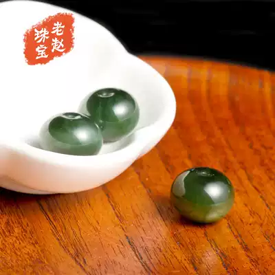 Natural Russian Russian material Jasper Cat's eye safe buckle Passepartout pendant necklace Lao Zhao Jewelry live