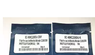Suitable for Minolta C220 toner cartridge chip Konica Minolta C280 chip C360 general chip