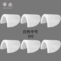 Белый, 3 пары, 1 см