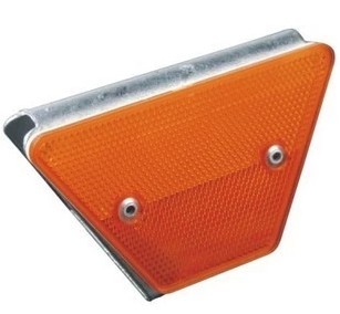 Trapezoidal contour sign motorway guard rail anti-cursor double-sided adhesive contour traffic safety facility