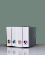 Jiechuan Home Parade CD box large-capacity storage box Blu-ray disc box childrens disc organizer box 96 pieces