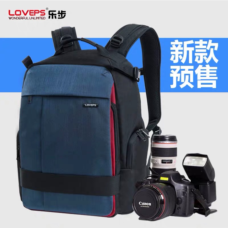 Single-eye micro single eye camera Double shoulder Photography Package male and female camera Shoulder Bag Light Small Rear Open Theft Protection Camera Bag A7R3 SHOULDER BAG