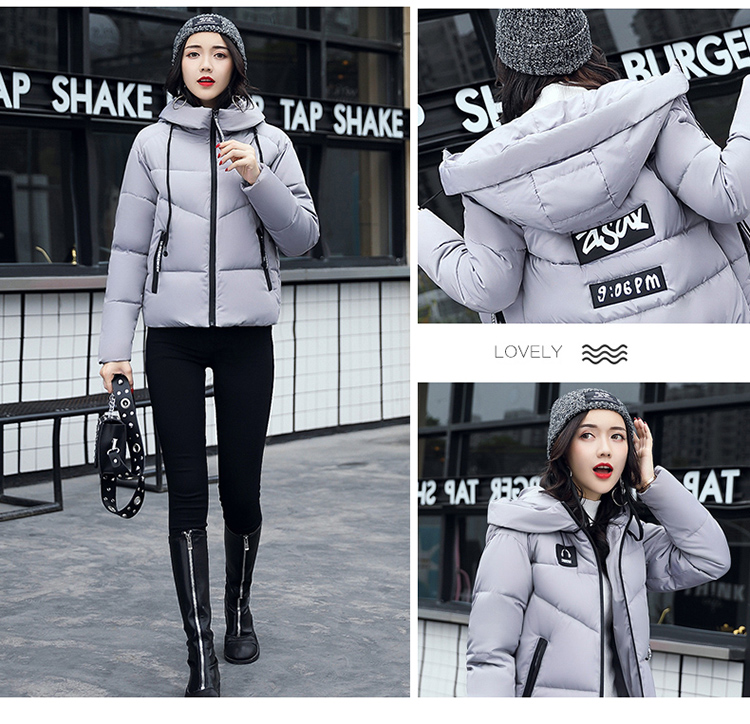 Phiên bản Hàn Quốc của phụ nữ xử lý lỏng cotton ngắn đoạn mùa đông mới xuống áo khoác bông độn áo khoác dễ thương áo khoác bông nhỏ áo phao nữ dáng ngắn cao cấp