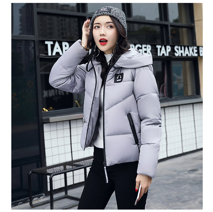 Phiên bản Hàn Quốc của phụ nữ xử lý lỏng cotton ngắn đoạn mùa đông mới xuống áo khoác bông độn áo khoác dễ thương áo khoác bông nhỏ áo phao nữ dáng ngắn cao cấp