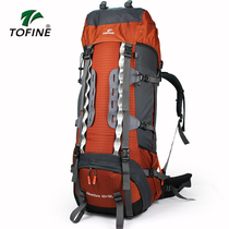 Outdoor mountaineering bag Tent backpack Hiking backpack Mens and womens camping large capacity multi-purpose bag waterproof