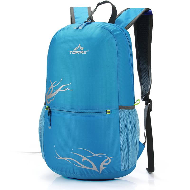 Tufeng double shoulder bag ultra light outdoor shoulder bag Folding Skin Bag Waterproof Mountaineering Bag Hiking double shoulder travel bag