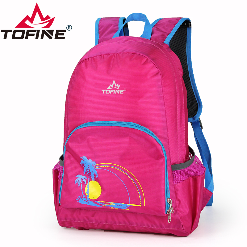 Tuo Peak Folding Shoulder Bag Ultra Light Waterproof Skin Bag Travel Travel SHOULDER BAG OUTDOOR DOUBLE SHOULDER BAG FEMALE MOUNTAINEERING BAG