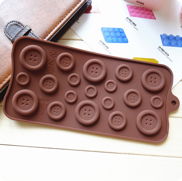 Nút loạt silicone lỏng khuôn bánh DIY dụng cụ làm bánh DIY trang trí bánh sô cô la fondant khuôn - Tự làm khuôn nướng khuôn oval