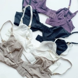 Летнее ультратонкее шелковое дышащее комфортное нижнее белье, бюстгалтер со стальными косточками, европейский стиль