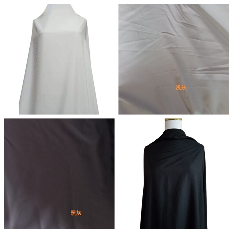 Black and White Solid Color Peach Tencel Cotton Lining, Smooth and Vertical, Soft Lining with Slight Stretch in All Directions, Price 1.0m Black and White Solid Color Peach Tencel Cotton Lining, Smooth and Vertical, Soft Lining with Slight Stretch in All Directions, Price 1.0m