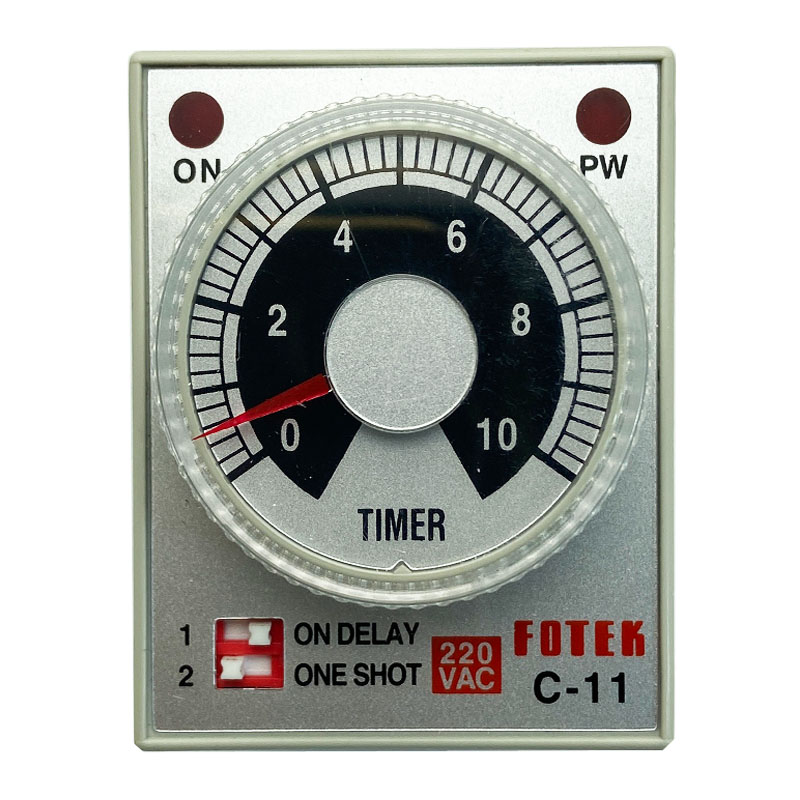 Original installation Taiwan FOTEK Yangming time controller C-11-220V with induction switch relay-Taobao