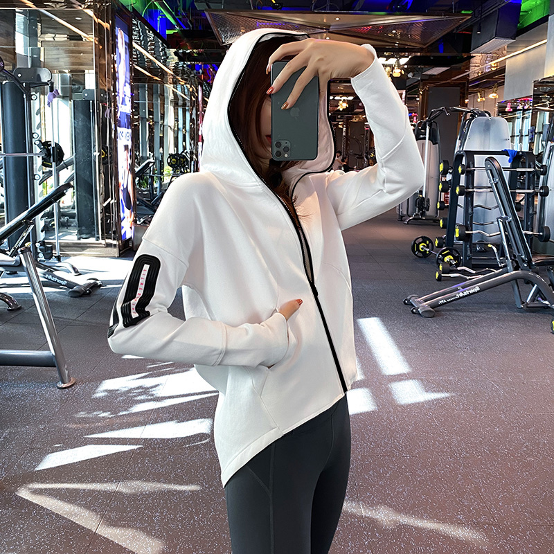 Handsome sports jacket female loose mesh red clamping kshirt speed dry yoga for running long sleeves fitness blouses