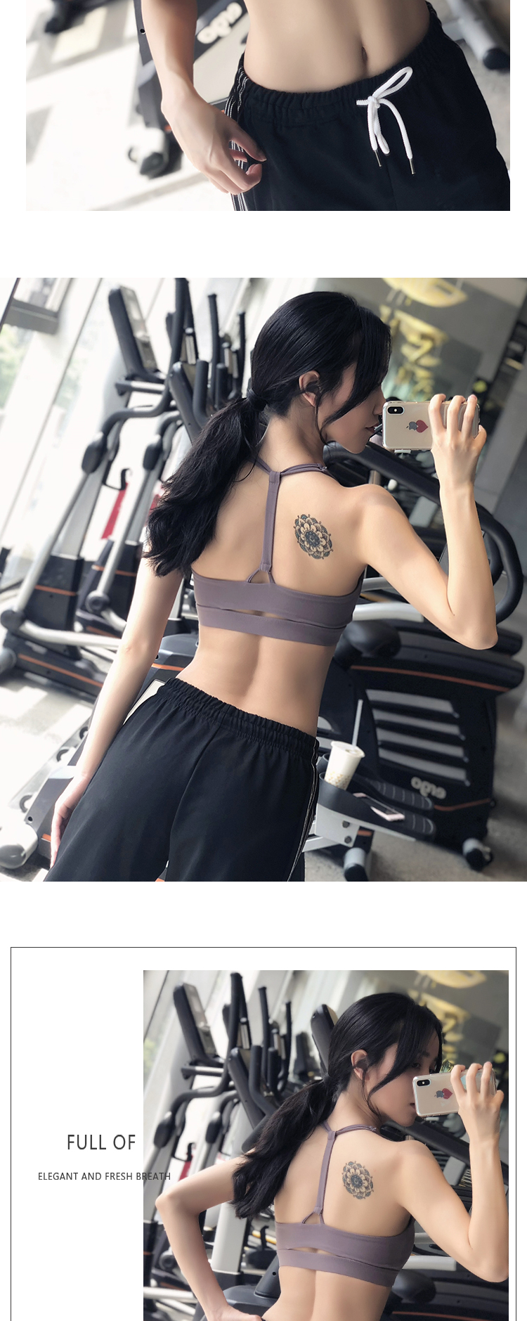 Thắt lưng mỏng thể thao đồ lót phụ nữ chạy bộ chống sốc tập hợp rập khuôn tập thể dục áo ngực nhanh khô vest yoga không có vòng thép áo tập gym