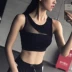 Sexy nối đồ lót thể thao phụ nữ chạy sốc tập hợp áo ngực tập thể dục nhanh chóng khô yoga vest chuyên nghiệp áo ngực mỏng áo tập puma Đồ lót thể thao