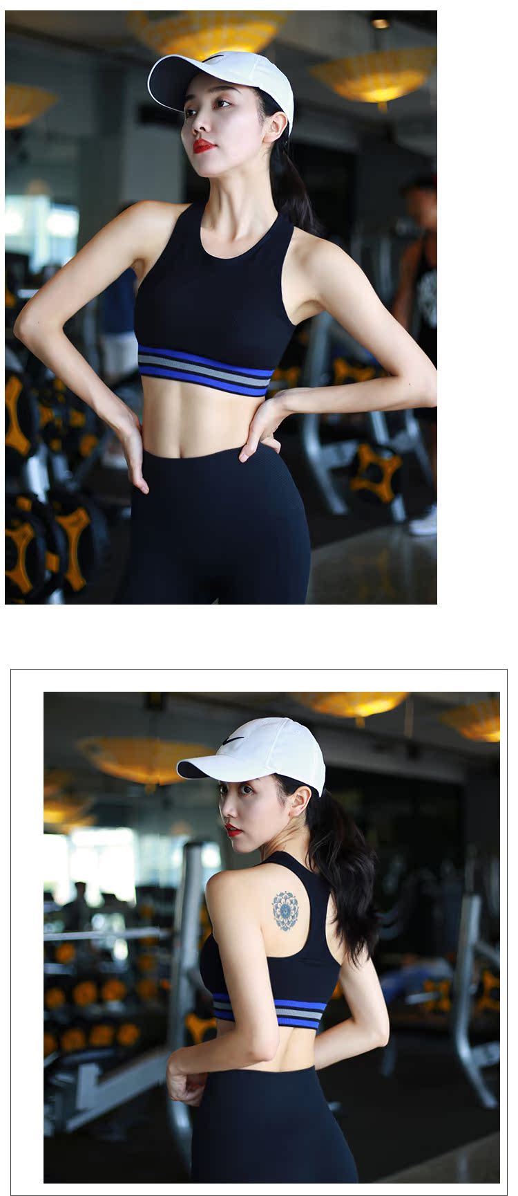 Racer trở lại đồ lót thể thao nữ vest phong cách thể dục áo ngực chạy cao sốc yoga áo ngực nhanh khô áo ngực mỏng áo quần tập yoga