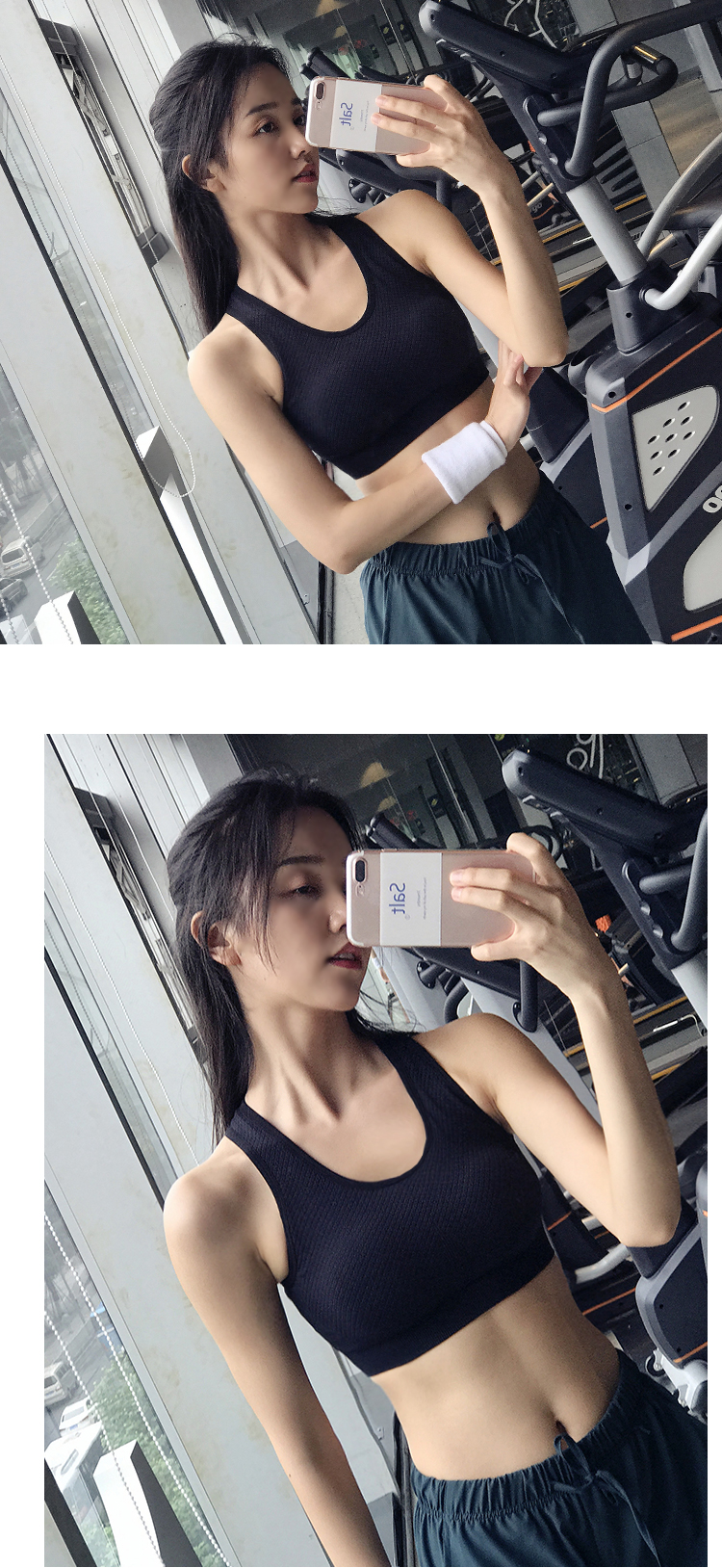 Hỗ trợ cao đồ lót thể thao tập hợp áo chống sốc tập thể dục chạy nhanh áo ngực yoga khô chống chảy xệ áo ngực chuyên nghiệp áo tank top gym nữ