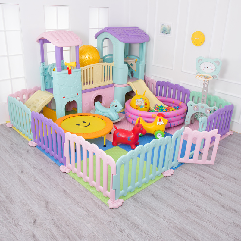 Naughty Fort Baby Paradise Indoor Recreation Equipment 4S Children's area Home Playground Slide Ladders COMBINATION TOYS