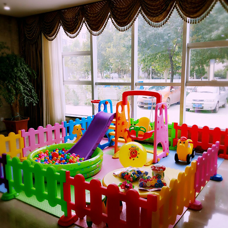 Naughty Fort Playground Equipment Indoor Household Small Slide Swing Children's Paradise Kindergarten Slide Combination
