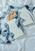 Wedding Original Wedding Oath Card Oath This Velvet Strap Forest Bow ins Wind