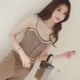 Áo len dệt kim nữ ngắn bên ngoài tầng hầm Chic Hàn Quốc Sexy tay áo mùa hè 2018 Mới các kiểu áo vest nữ hàn quốc