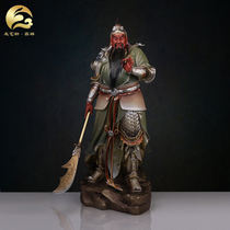 Wu Caishen Guan Gong Buddha statue Guan Ye Guan Yu pure bronze statue home living room shop opening offering furnishings