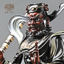 Riding Tiger Wu Wealth God Zhao Gongming Statue Pure Bronze Jade Zhaocai Town House Xuantan Wu Caishen Taoist Home Edict