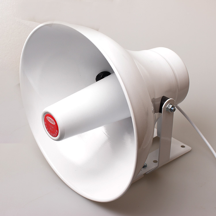 Outdoor on-board yelling machine Propaganda Alt Horn Broadcast 100w High power Loud Speaker Aluminum Alloy Waterproof