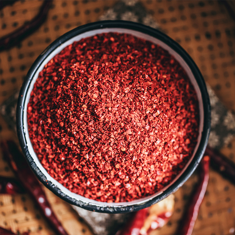 Shaanxi Qin pepper spicy noodles chili powder pepper Liangpi Bao chicken oil splashed spicy barbecue dry dish seasoning 500g