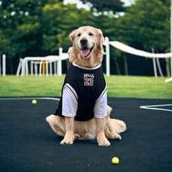 Dog Clothes for Large Dogs, Thin Doberman Breathable Fake Two-Piece Basketball Uniform, Big Dog Clothes for Summer, Golden Retriever Dog Clothes