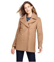 LandsEnd Ladies Short woolen coat double breasted #5027758M9 USA Direct Mail