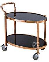  Southern C-90ED wine cart Food delivery cart Hotel restaurant double-layer trolley Work cart Food delivery cake cart