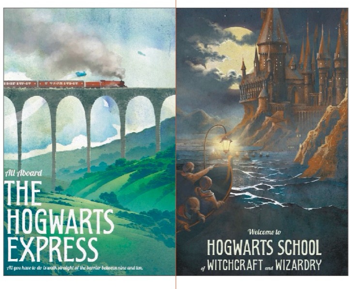 Harry Potter Perimeter Themes Greeting Cards Birthday Seven-day Creative Gifts