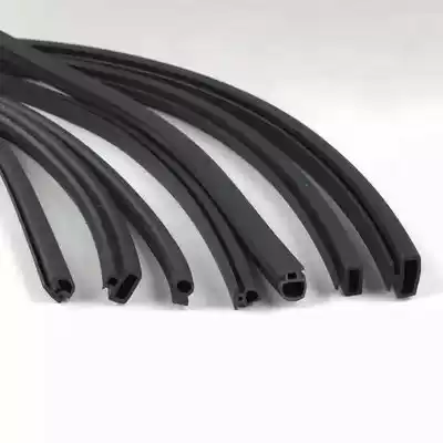 Rubber strip leather strip Crescent U-shaped door and window sealing strip no windproof bathroom water retaining waterproof rubber strip