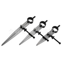 Spring scribing gauge Compass steel plate precision scribing circle tool flat foot Spring large medium and small